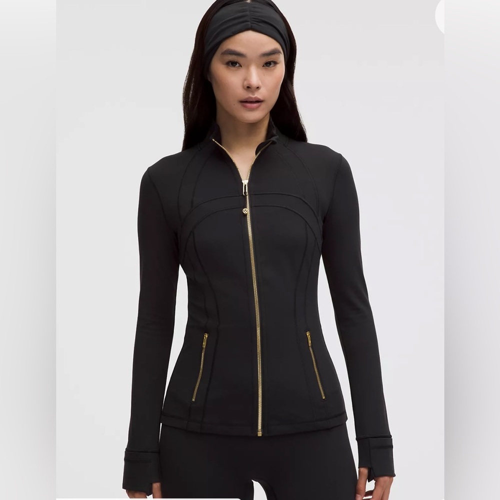 Lululemon Define Jacket
Nulu 
Black Jacket with Gold Zipper
Size 8
